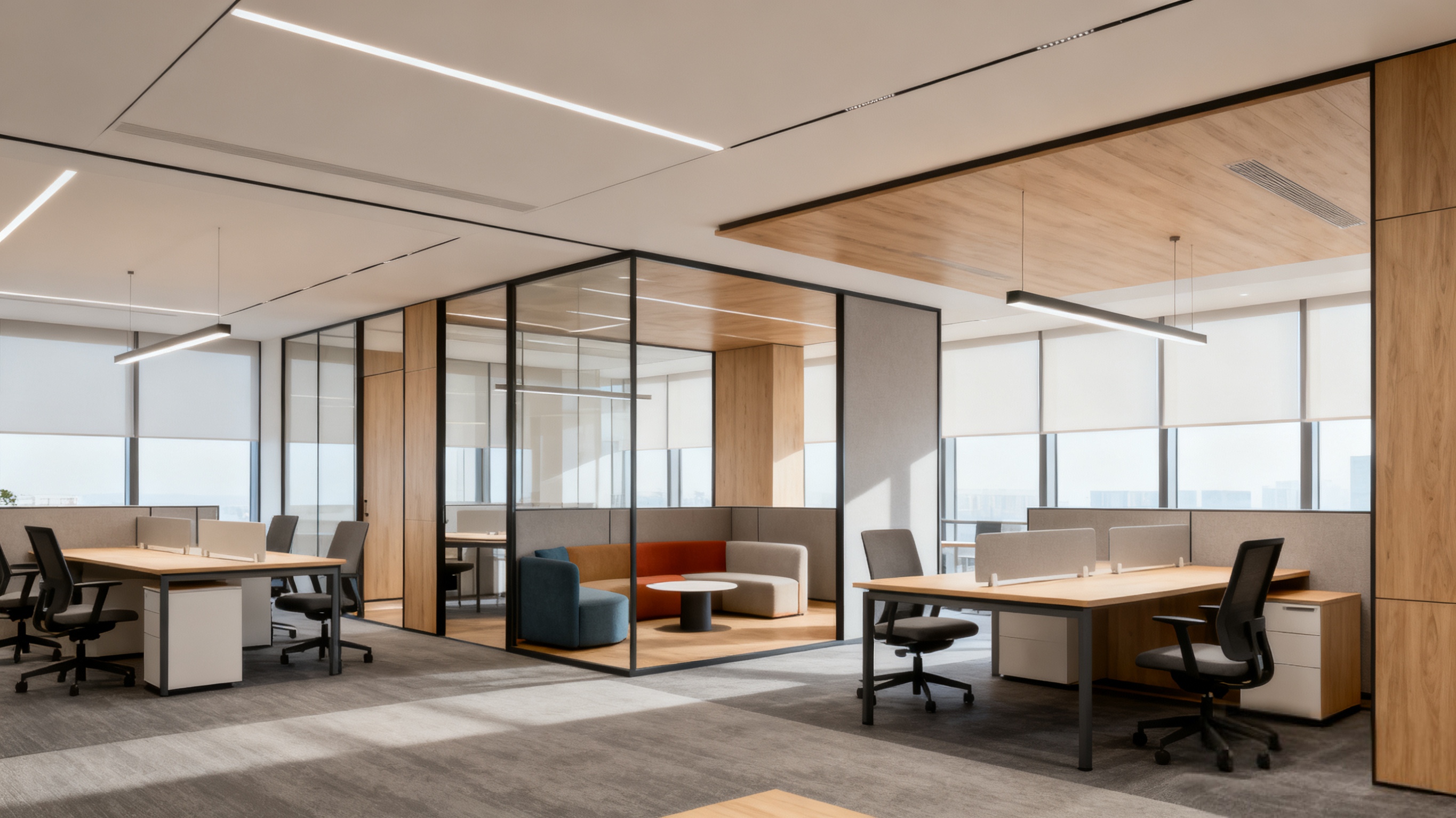 打破壁壘:開放與協作式辦公空間設計